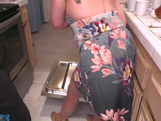 Stepmom is Horny and Stuck in the Dishwasher: Free xxx film 67