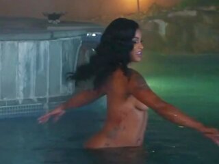 Joseline Hernandez Nude in Pool Joseline's Cabaret: X rated movie 87 | xHamster