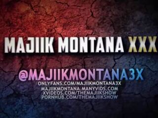 Majiik Montana Feeds MILF Mandie Maytag Hard Black dick PREVIEW