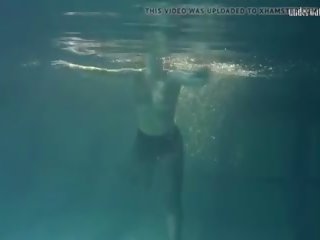 Lozhkova in See Through Shorts in the Pool: Free HD xxx movie 35