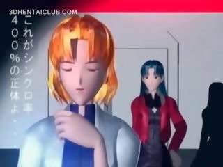 E adhurueshme anime luftëtar gojë fucked nga bishë shpoj