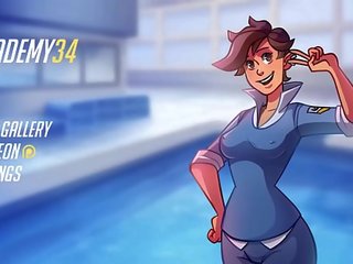 Sinfully vui vẻ trò chơi overwatch academy34