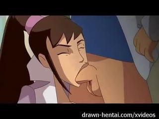 Avatar 無盡 - 成人 夾 legend 的 korra