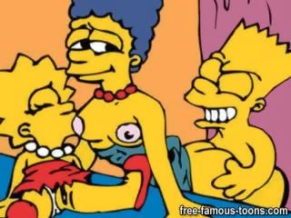 Bart Simpson family dirty clip